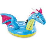 Zabawka DMUCHANY SMOK NIEBIESKI DRAGON WYSPA NA PLAŻE NAD  - kolekcjonerska Intex premium dla dzieci