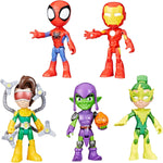 SPIDEY I SUPER KUMPLE 5-PAK SPIDEY IRON  - widok 5 opakowania Hasbro szczegoly kolekcja