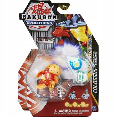 Zabawka BAKUGAN EVOLUTIONS PLATINUM POWER UP 3-PAK METAL C - kolekcjonerska premium zabawki Aseo dla dzieci