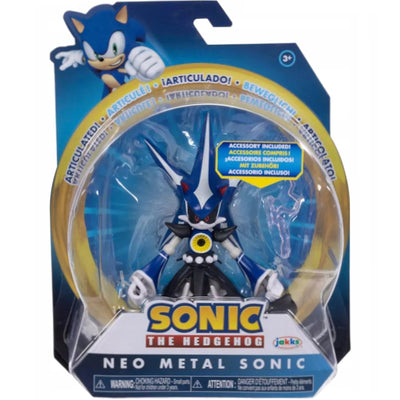 Zabawka SONIC THE HEDGEHOG JAKKS RUCHOMA  NEO METAL SONIC  - kolekcjonerska JAKKS Pacific premium dla dzieci
