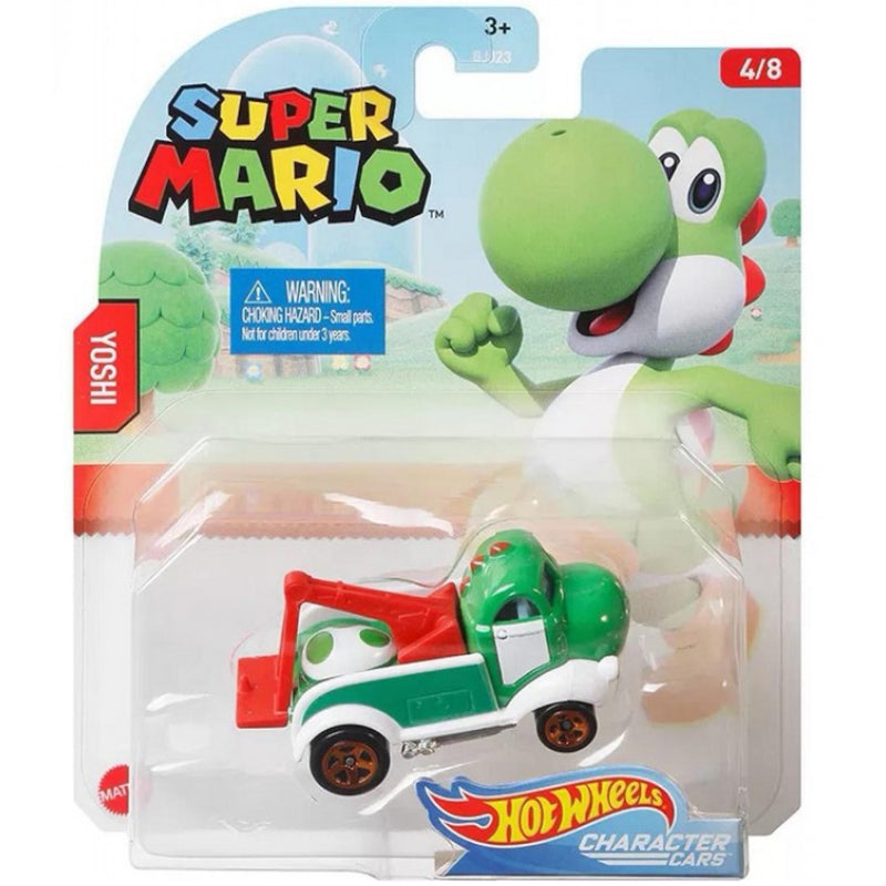 Zabawka HOT WHEELS SUPER MARIO CHARACTER CARS AUTKO KOLEKC - kolekcjonerska Mattel premium dla dzieci