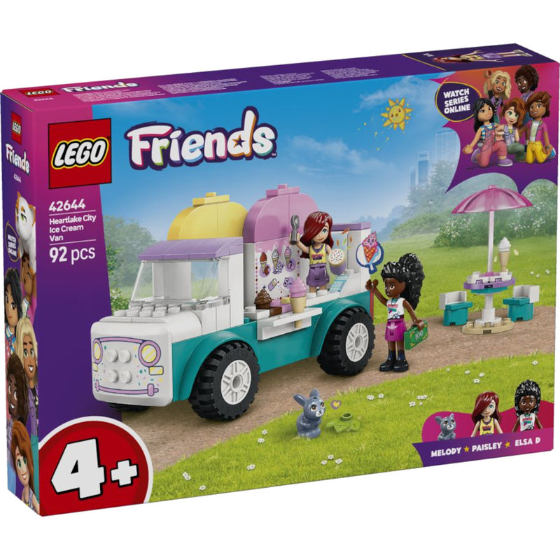 Zabawka LEGO FRIENDS ZESTAW KLOCKÓW FURGONETKA Z LODAMI W  - kolekcjonerska LEGO premium dla dzieci