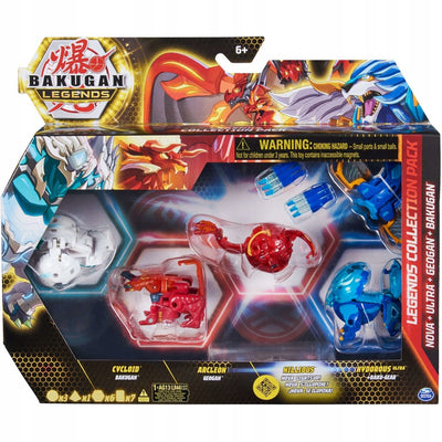 Zabawka BAKUGAN LEGENDS COLLECTION PACK 4-PAK HYDOROUS ARC - kolekcjonerska premium zabawki Aseo dla dzieci