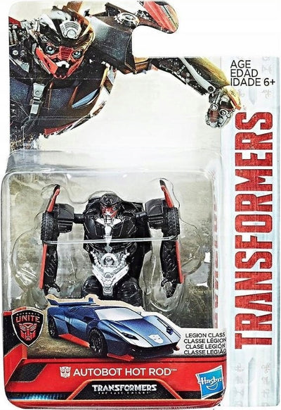 Zabawka TRANSFORMERS THE LAST KNIGHT AUTOBOT HOT ROD 8cm - kolekcjonerska premium zabawki Aseo dla dzieci