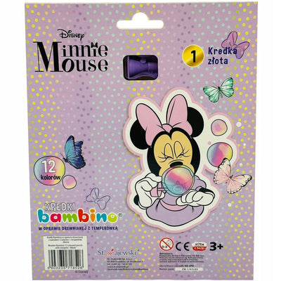 KREDKI BAMBINO JUMBO W DREWNIANEJ OPRAWI - widok 2 St. Majewski opakowanie szczegoly