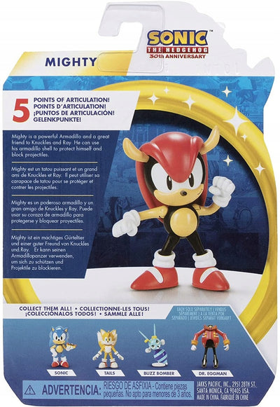 SONIC GO SEGA JAKKS PACIFIC MIGHTY 6CM - widok 2 opakowania szczegoly zabawka kolekcja
