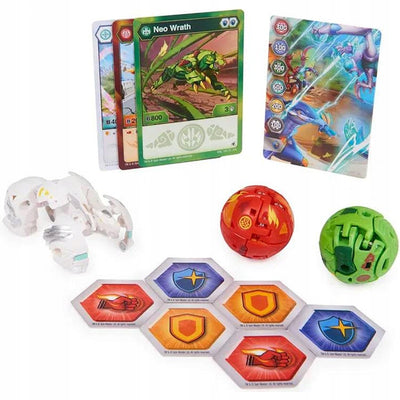 BAKUGAN EVOLUTIONS ZESTAW STARTOWY 3-PAK - widok 2 opakowania szczegoly zabawka kolekcja