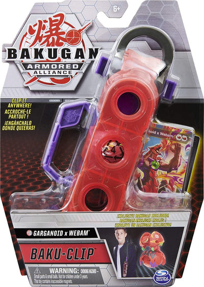 Zabawka BAKUGAN BAKU-CLIP GARGANOID x WEBAM - kolekcjonerska premium zabawki Aseo dla dzieci