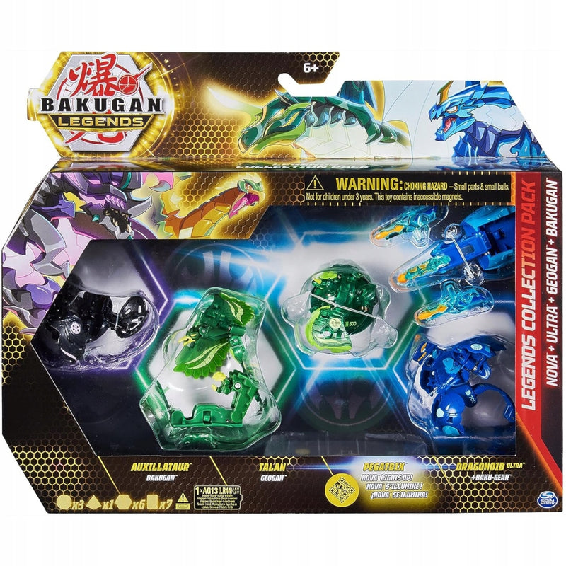 Zabawka BAKUGAN LEGENDS COLLECTION PACK 4-PAK DRAGONOID TA - kolekcjonerska premium zabawki Aseo dla dzieci