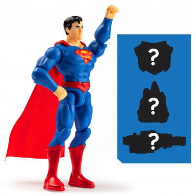 DC UNIVERSE RUCHOMA  SUPERMAN 10cm - widok 2 opakowania szczegoly zabawka kolekcja collectible