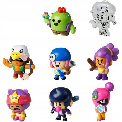 BRAWL STARS PMI 8-PAK BO SILVER JESSIE P - widok 2 opakowania szczegoly zabawka kolekcja