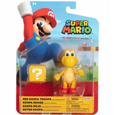 Zabawka SUPER MARIO ORYGINALNA RUCHOMA  RED KOOPA TROOPA + - kolekcjonerska premium zabawki Aseo dla dzieci