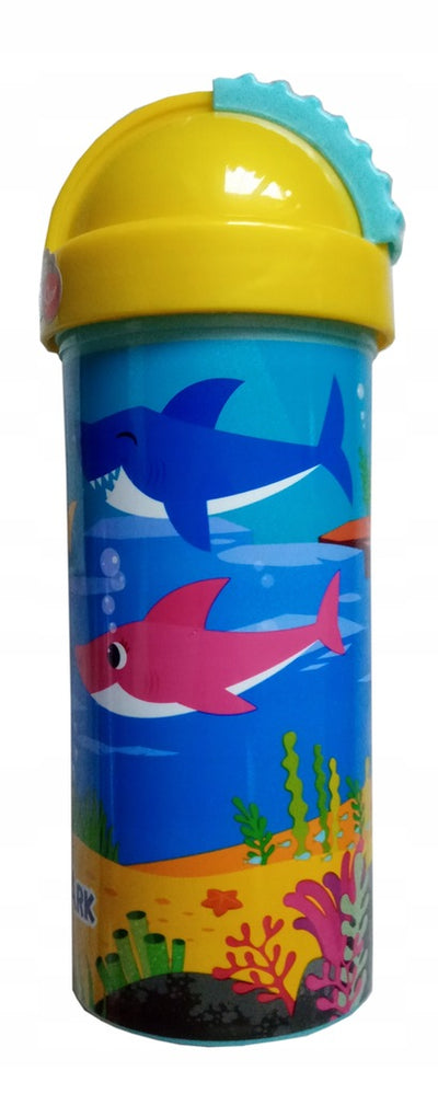 Zabawka BIDON ZE SŁOMKĄ KUBEK ZAMYKANY BABY SHARK REKINY - kolekcjonerska premium zabawki Aseo dla dzieci