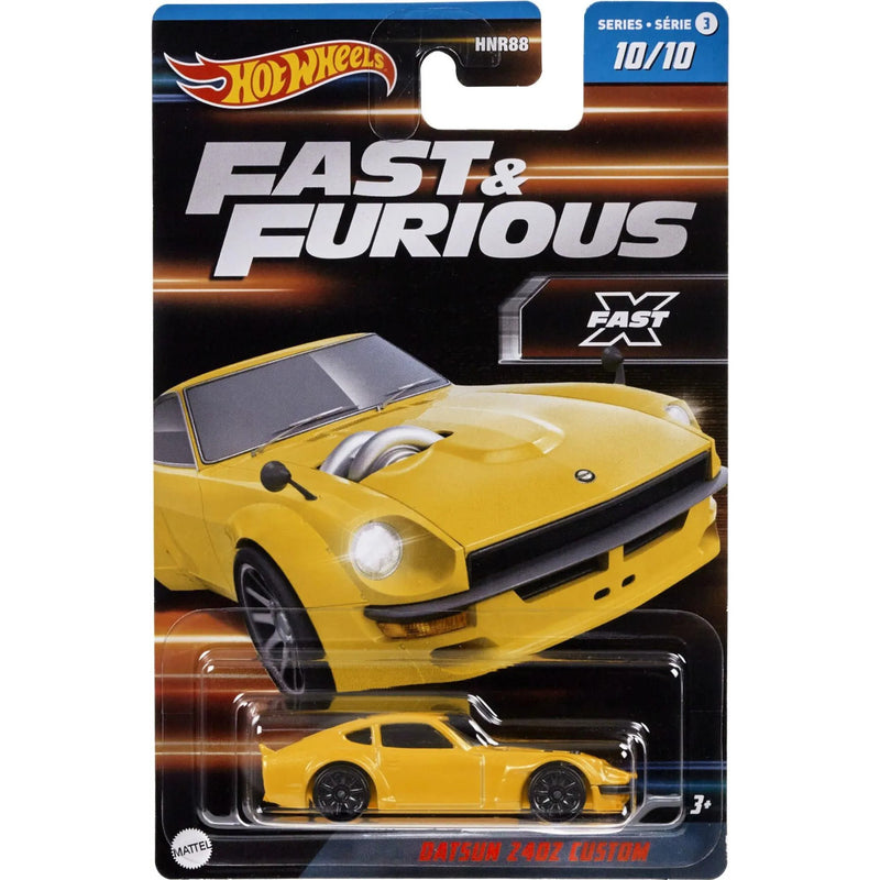 Zabawka HOT WHEELS FAST AND FURIOUS SERIA 3 AUTKO SAMOCHÓD - kolekcjonerska Mattel premium dla dzieci