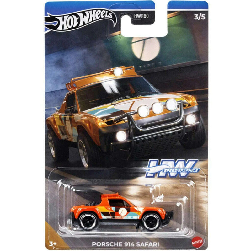 Zabawka HOT WHEELS SPEED GRAPHICS SILVER SERIES SAMOCHÓD P - kolekcjonerska Mattel premium dla dzieci