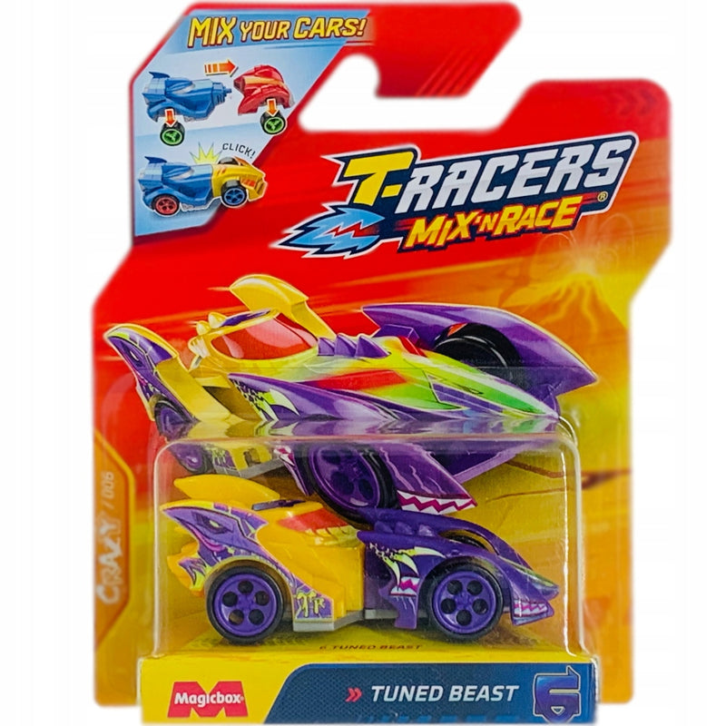Zabawka T-RACERS 2.0 MIX 'N RACE MAGIC BOX CRAZY 006 SAMOC - kolekcjonerska premium zabawki Aseo dla dzieci