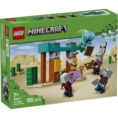 LEGO MINECRAFT ZESTAW KLOCKÓW PUSTYNNY PATROL ZŁOSADNIKÓW 21267