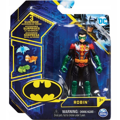 Zabawka DC BATMAN RUCHOMA  ROBIN 10cm + AKCESORIA - kolekcjonerska premium zabawki Aseo dla dzieci