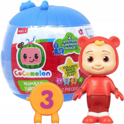 Zabawka COCOMELON NUMER SURPRISE KAPSUŁA NIESPODZIANKA 2-P - kolekcjonerska premium zabawki Aseo dla dzieci