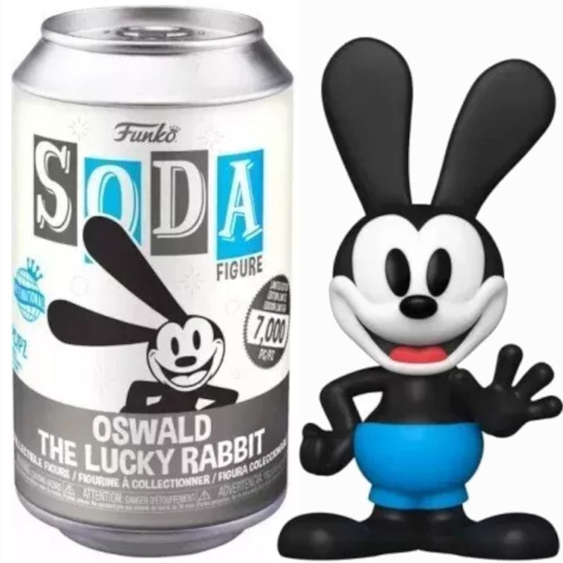 Figurka Funko Vinyl Soda Oswald Lucky Rabbit - Disney - limitowana w puszce retro Mickey prekursor