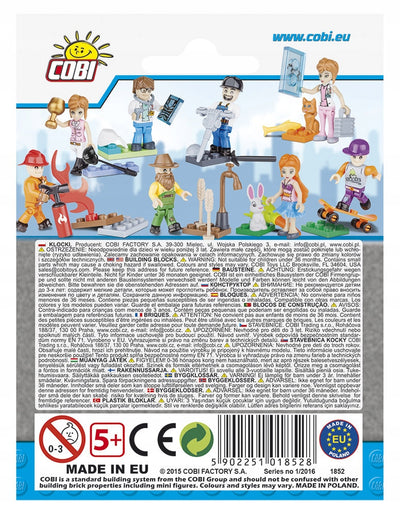 COBI ACTION TOWN SASZETKA  + AKCESORIA 1 - widok 2 opakowania szczegoly zabawka kolekcja