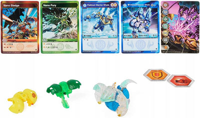 BAKUGAN EVOLUTIONS METAL DIAMOND WARRIOR - widok 2 opakowania szczegoly zabawka kolekcja