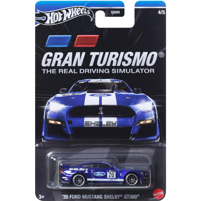 Zabawka HOT WHEELS GRAN TURISMO AUTKO SAMOCHÓD '20 FORD MU - kolekcjonerska Mattel premium dla dzieci