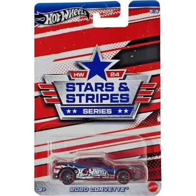 Zabawka HOT WHEELS STARS AND STRIPES SERIES 2024 AUTKO POJ - kolekcjonerska Mattel premium dla dzieci