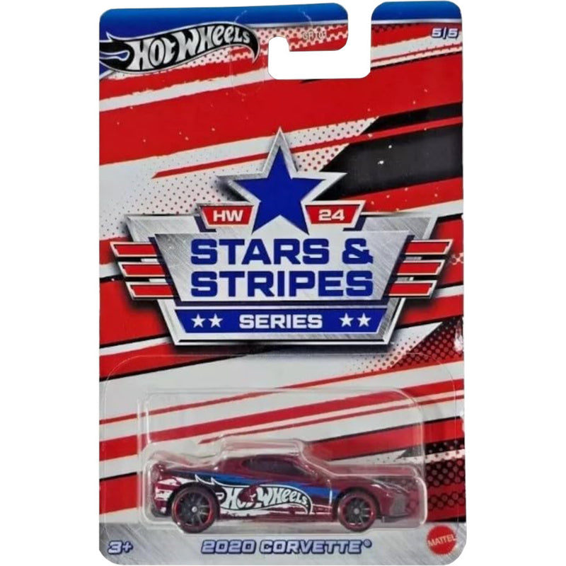 Zabawka HOT WHEELS STARS AND STRIPES SERIES 2024 AUTKO POJ - kolekcjonerska Mattel premium dla dzieci
