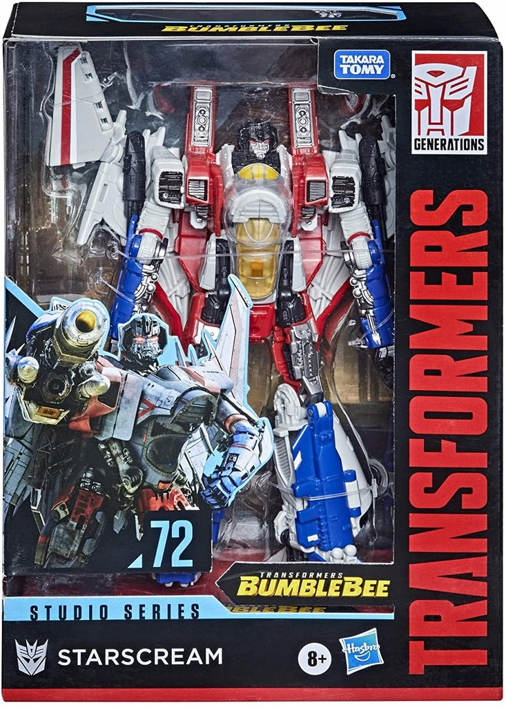 Zabawka TRANSFORMERS  DECEPTICON SAMOLOT STARSCREAM - kolekcjonerska premium zabawki Aseo dla dzieci