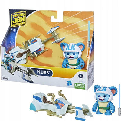 Zabawka STAR WARS PRZYGODY MŁODYCH JEDI NUBS + ŚMIGACZ - kolekcjonerska premium zabawki Aseo dla dzieci