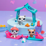 LITTLEST PET SHOP LPS SNOWY DAY PLAY PAC - widok 3 TM Toys opakowanie szczegoly collectible