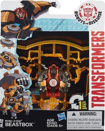 Zabawka TRANSFORMERS ROBOTS  MINI-CON BEASTBOX - kolekcjonerska premium zabawki Aseo dla dzieci