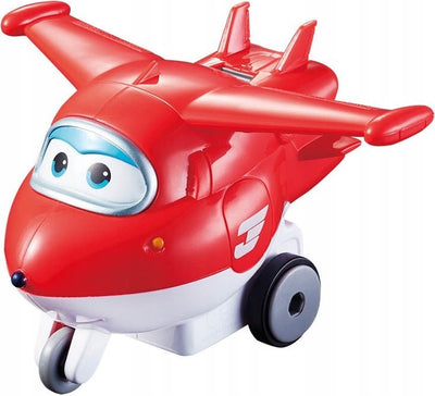 SUPER WINGS SAMOLOT  DŻETEK JETT Z NAPĘD - widok 2 opakowania szczegoly zabawka kolekcja