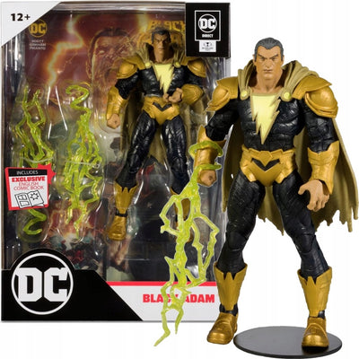 Zabawka DC MULTIVERSE BLACK ADAM ORYGINALNA RUCHOMA  BLACK - kolekcjonerska premium zabawki Aseo dla dzieci