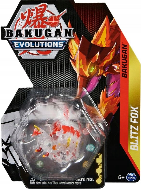 Zabawka BAKUGAN EVOLUTIONS  KULA DIAMOND BLITZ FOX - kolekcjonerska premium zabawki Aseo dla dzieci