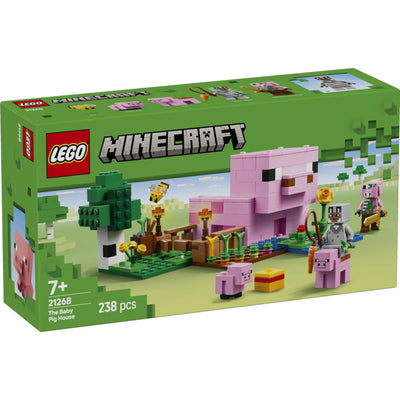 LEGO MINECRAFT DUŻY ZESTAW KLOCKÓW DOM PROSIACZKA 21268