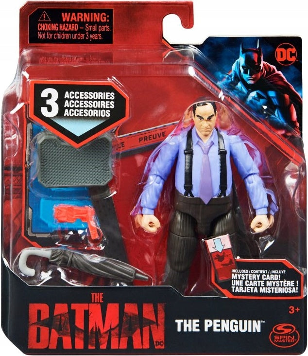 Zabawka BATMAN THE MOVIE RUCHOMA  THE PENGUIN 10cm - kolekcjonerska premium zabawki Aseo dla dzieci