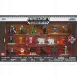 Zabawka MINECRAFT CAVES & CLIFFS ZESTAW 18 FIGUREK METALOW - kolekcjonerska premium zabawki Aseo dla dzieci