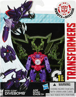 Zabawka TRANSFORMERS ROBOTS  MINI-CON DIVEBOMB - kolekcjonerska premium zabawki Aseo dla dzieci