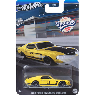 HOT WHEELS VINTAGE RACING CLUB 68 SAMOCHÓD 1969 FORD MUSTANG BOSS 302 3/5