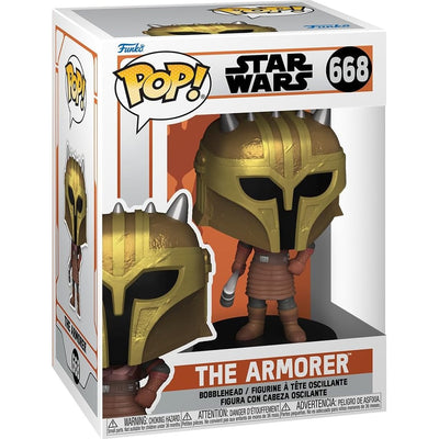 Figurka Funko POP STAR WARS BOBBLE-HEAD   THE ARMORER 668 - kolekcjonerska premium dla fanow kolekcjonerow