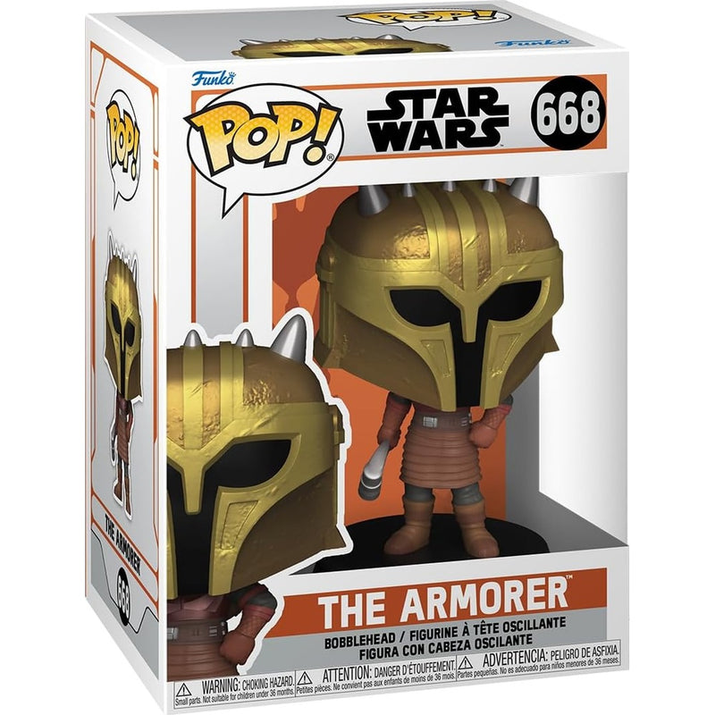 Figurka Funko POP STAR WARS BOBBLE-HEAD   THE ARMORER 668 - kolekcjonerska premium dla fanow kolekcjonerow