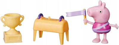 ŚWINKA PEPPA ZESTAW  PEPPA GIMNASTYCZKA - widok 2 opakowania szczegoly zabawka kolekcja