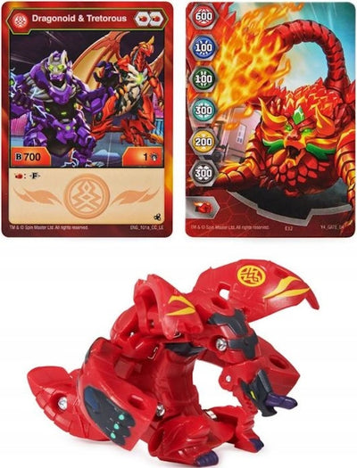 BAKUGAN LEGENDS  DRAGONOID X TRETOROUS - widok 2 opakowania szczegoly zabawka kolekcja