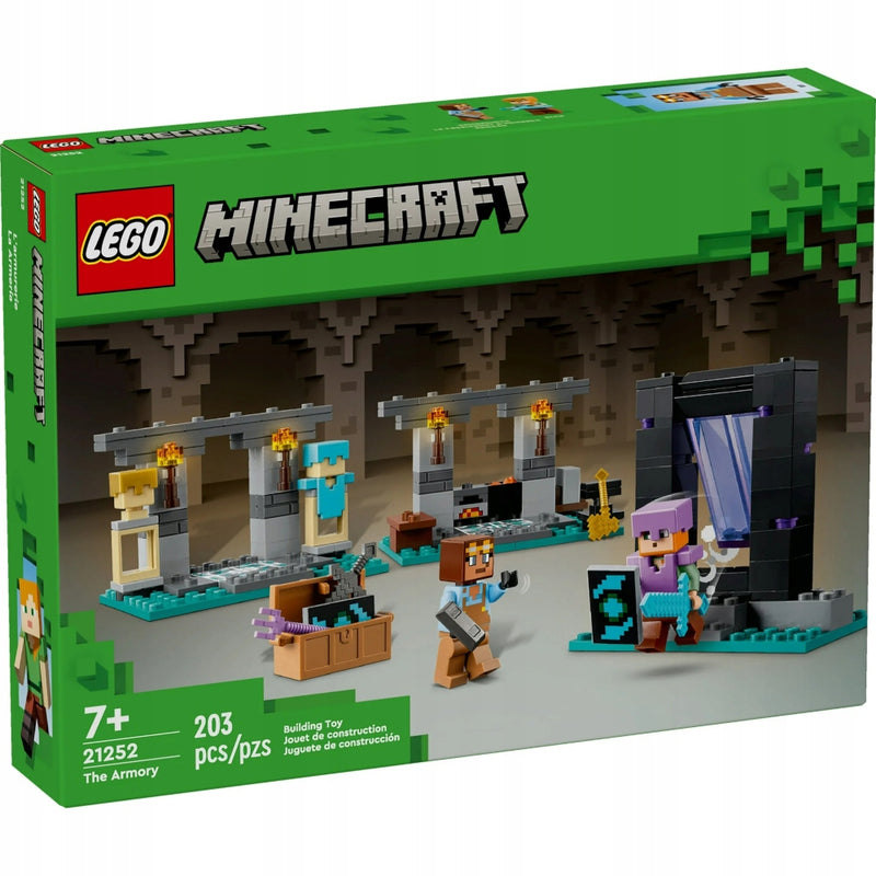 Zabawka LEGO MINECRAFT ORYGINALNY DUŻY ZESTAW KLOCKÓW ZBRO - kolekcjonerska premium zabawki Aseo dla dzieci