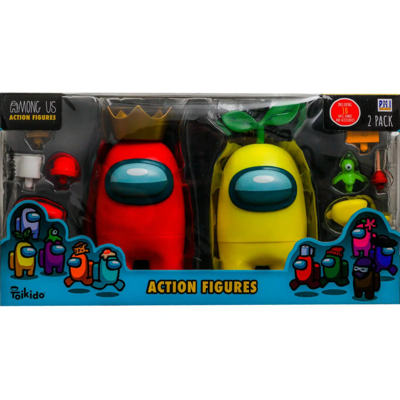 Zabawka AMONG US ZESTAW 2-PAK FIGURKI Z AKCESORIAMI CREWMA - kolekcjonerska PMI premium dla dzieci