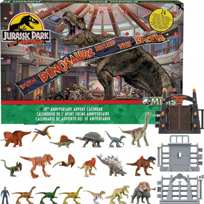 Zabawka JURASSIC WORLD 30TH ANNIVESARY ZESTAW NIESPODZIANE - kolekcjonerska Mattel premium dla dzieci