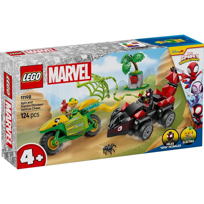 Zabawka LEGO MARVEL SPIDEY KLOCKI POŚCIG SPINA ZA ELECTRO  - kolekcjonerska LEGO premium dla dzieci