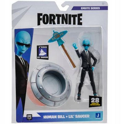 Zabawka FORTNITE EMOTE SERIES HUMAN BILL + LIL' SAUCER - kolekcjonerska premium zabawki Aseo dla dzieci